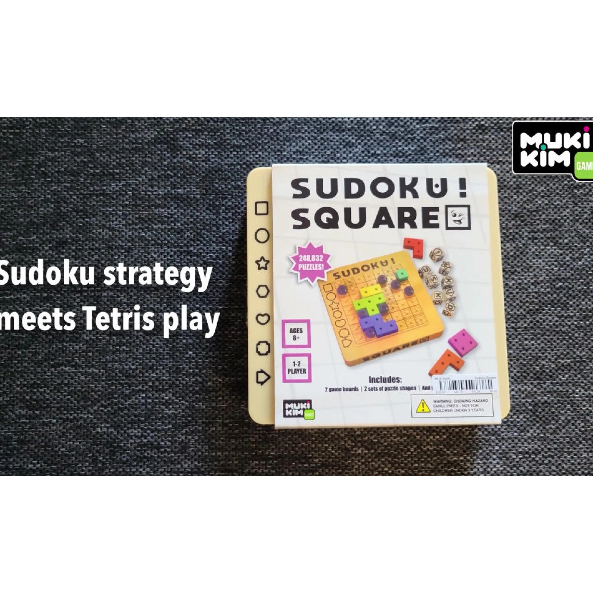 Flat River Group MukikiM Sudoku Square - Dynamic Strategy Puzzle Game, Ages 8+* Strategy Games|Puzzles