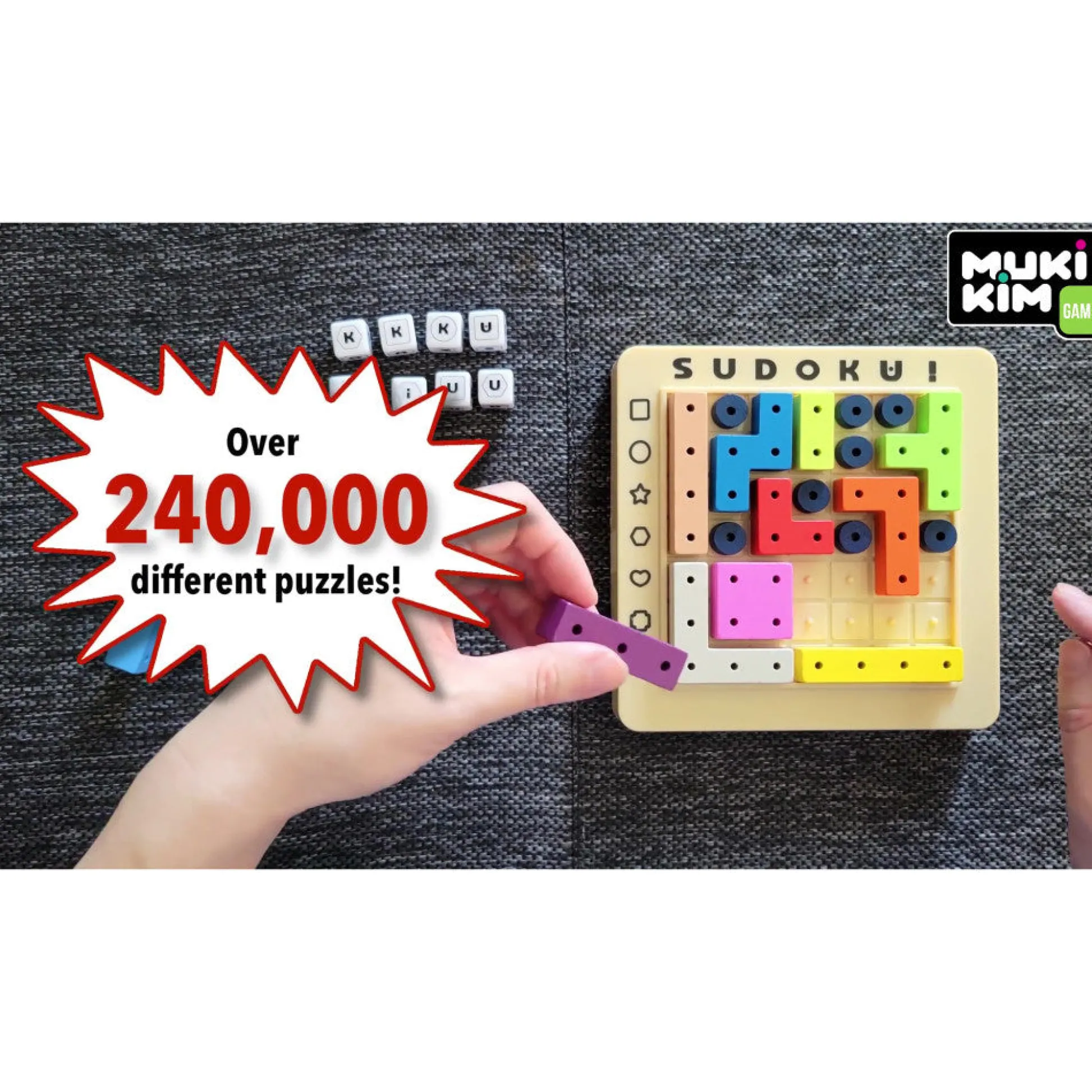 Flat River Group MukikiM Sudoku Square - Dynamic Strategy Puzzle Game, Ages 8+* Strategy Games|Puzzles
