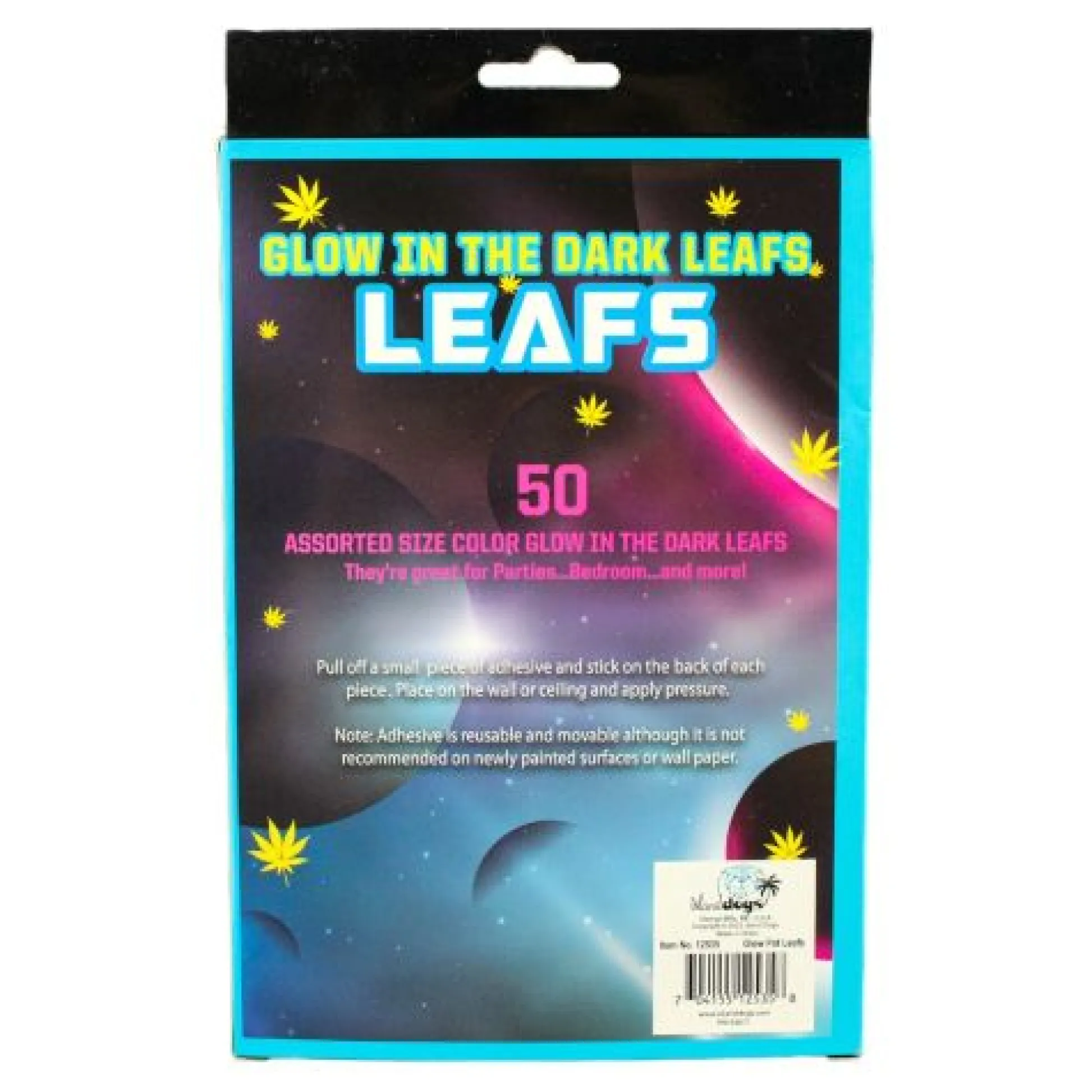 Calendar Holdings, LLC Multicolor Glow Pot Leafs Decorative Stickers* Crafts & Activities