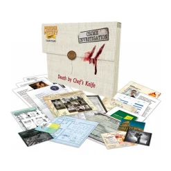 AreYouGame Murder Mystery Party Case Files: Death By Chef's Knife Interactive Game* Board Games|Role-Playing Games