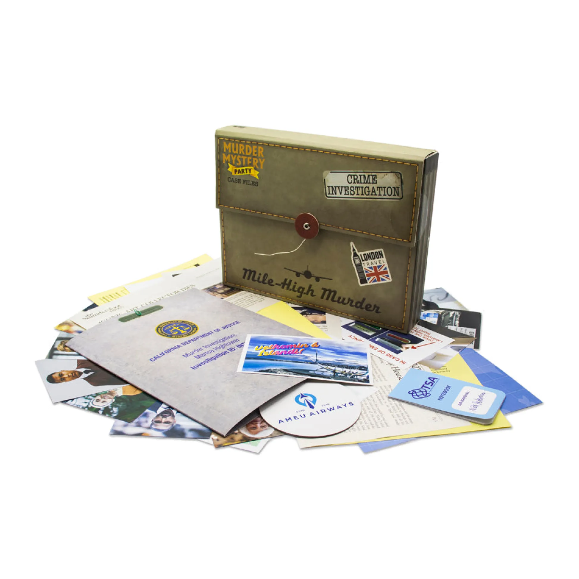 AreYouGame Murder Mystery Party Case Files: Mile-High Murder Interactive Game* Board Games|Role-Playing Games