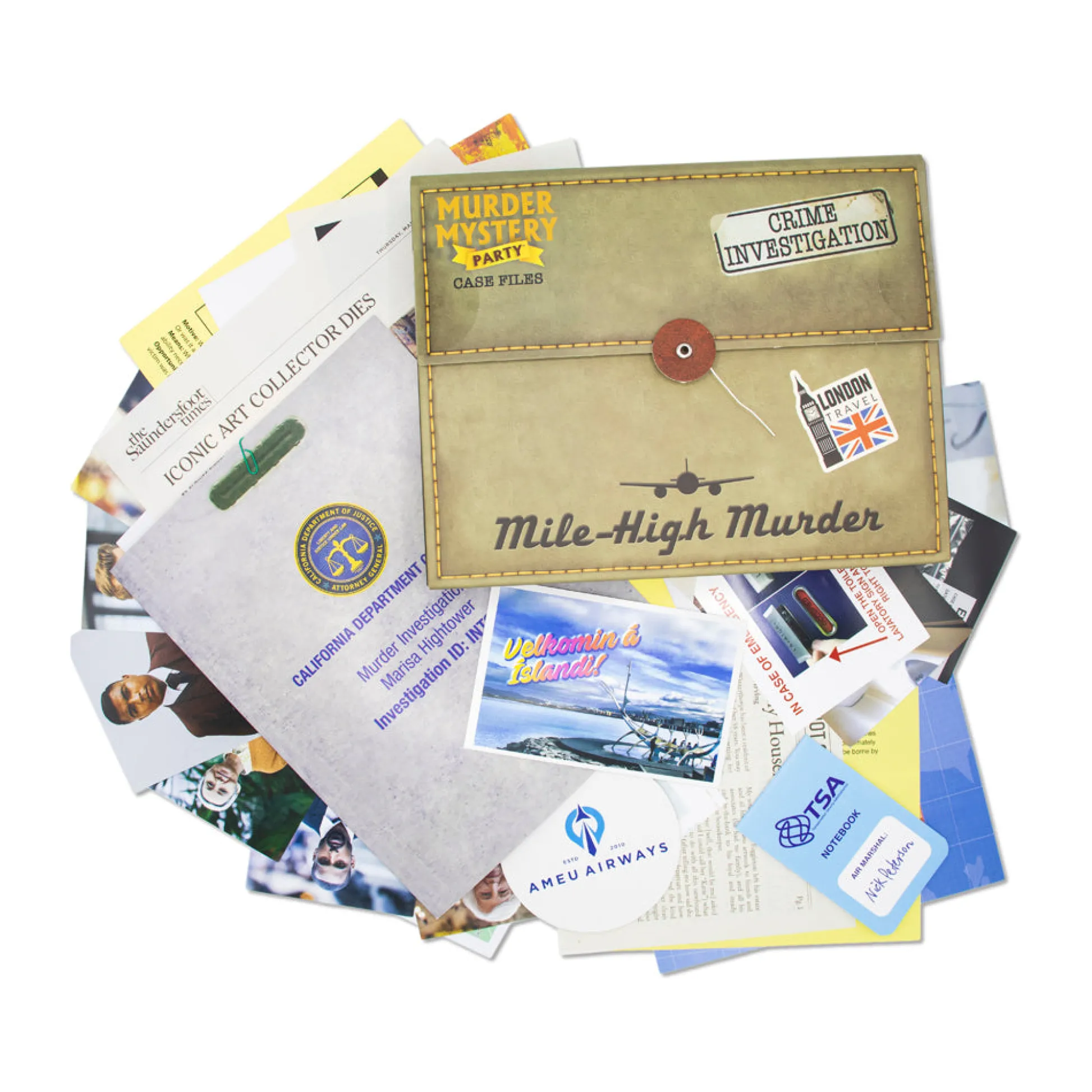 AreYouGame Murder Mystery Party Case Files: Mile-High Murder Interactive Game* Board Games|Role-Playing Games