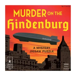 AreYouGame Murder on the Hindenburg 1000-Piece Classic Mystery Jigsaw Puzzle* Puzzles