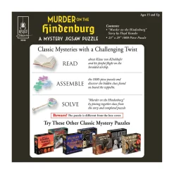 AreYouGame Murder on the Hindenburg 1000-Piece Classic Mystery Jigsaw Puzzle* Puzzles