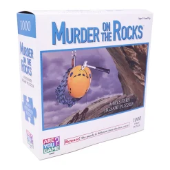 AreYouGame Murder on the Rocks 1000-Piece Mystery Jigsaw Puzzle* Puzzles