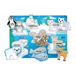 AreYouGame My First Lift & Learn Arctic Puzzle - 7 pc* Puzzles
