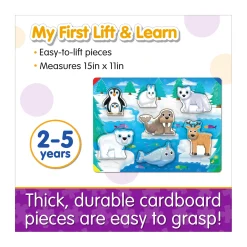 AreYouGame My First Lift & Learn Arctic Puzzle - 7 pc* Puzzles