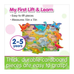 AreYouGame My First Lift & Learn Dinosaur Puzzle - 8 pcs* Puzzles