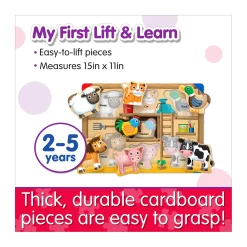 AreYouGame My First Lift & Learn Puzzle - On the Farm - 7 pc* Puzzles