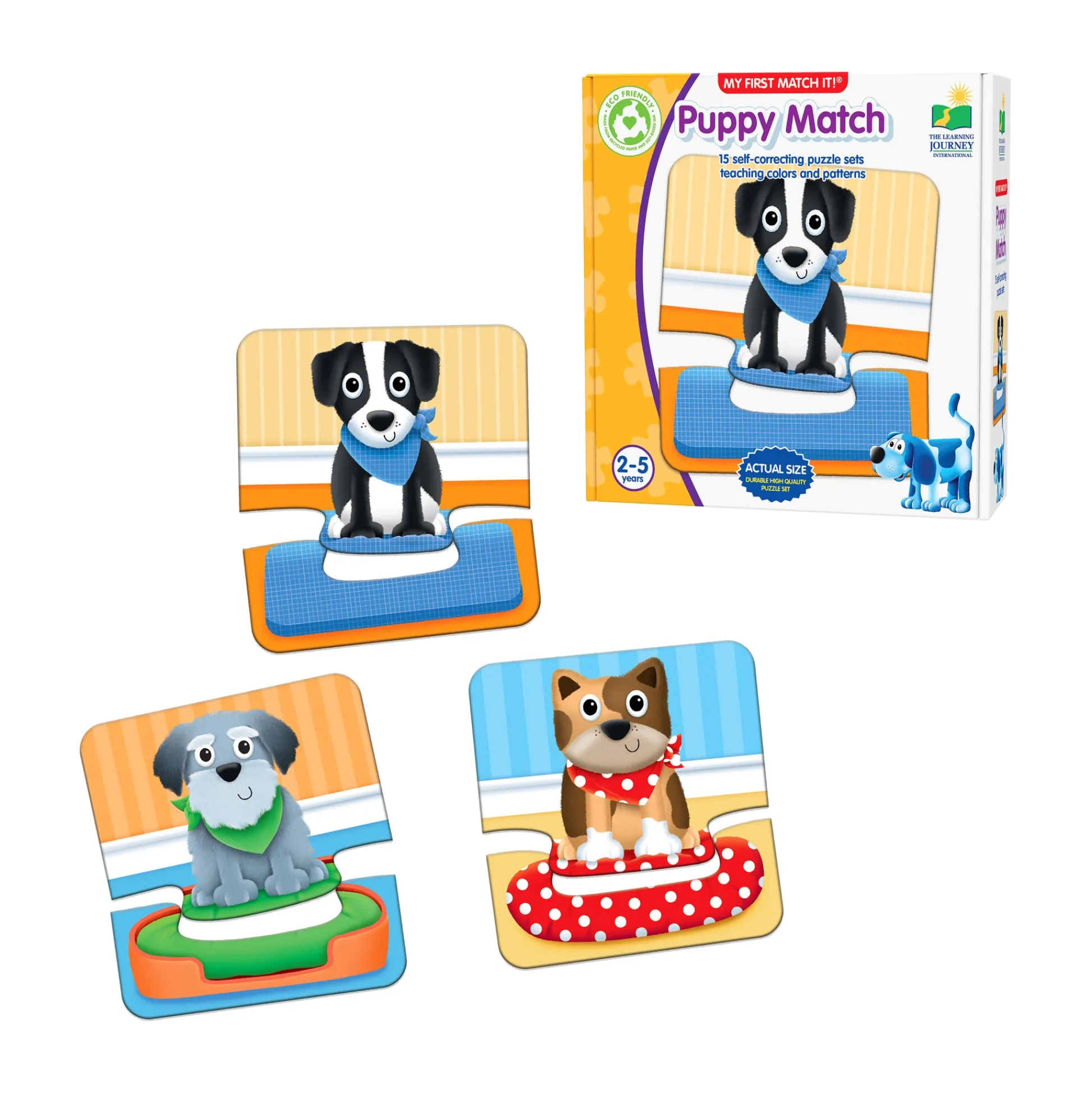AreYouGame My First Match It! - Adorable Puppy Puzzle Game* Toddler & Preschool Games & Puzzles|Puzzles