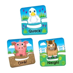 AreYouGame My First Match It! - Discover Animal Sounds Puzzle Game* Toddler & Preschool Games & Puzzles|Puzzles