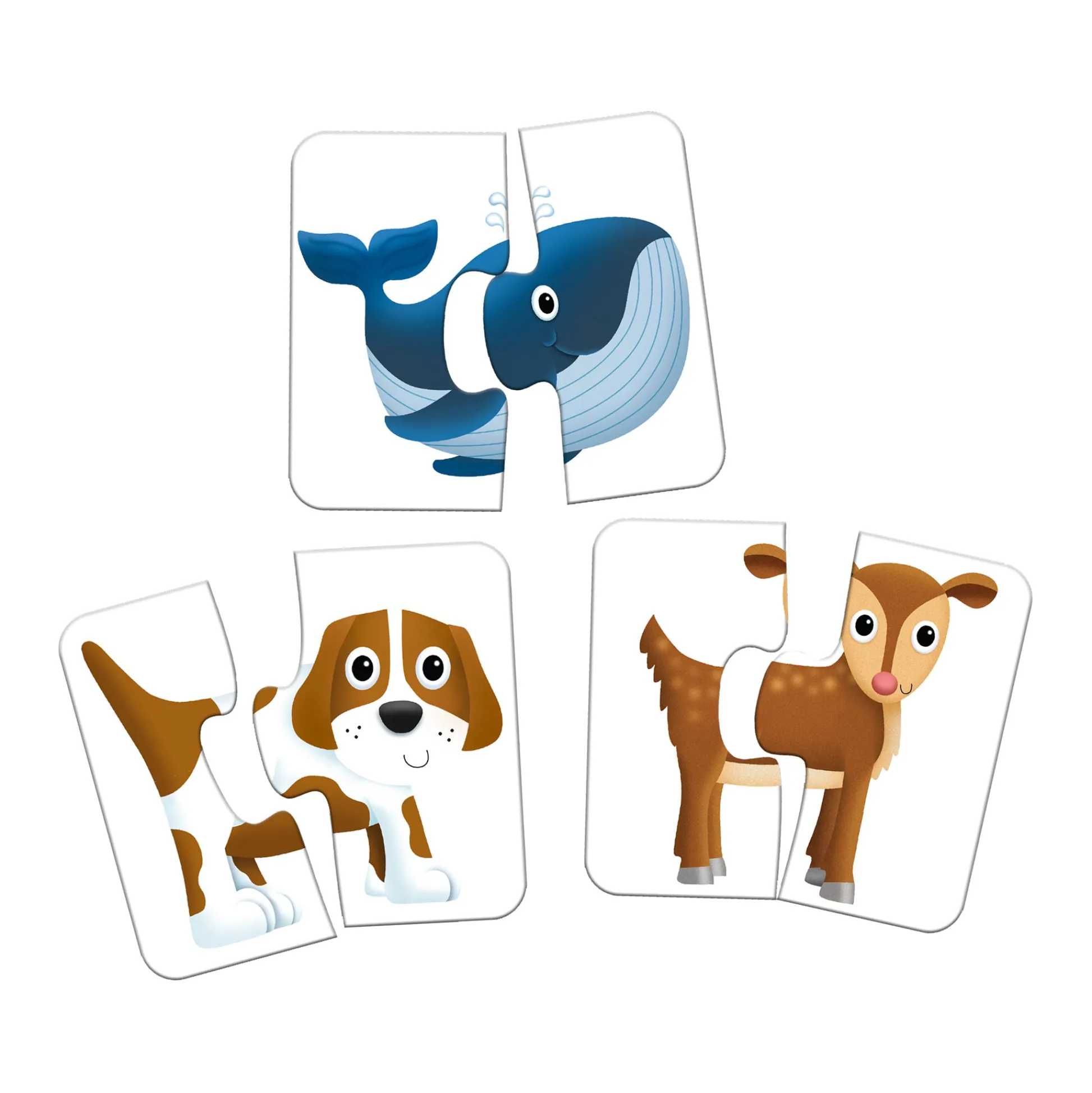 AreYouGame My First Match It! - Heads & Tails - Animal Puzzle Game* Puzzles|Preschool Education Toys & Activities
