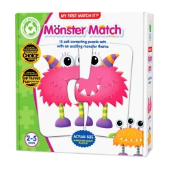 AreYouGame My First Match It! - Monster Match - Colorful Puzzle Game* Toddler & Preschool Games & Puzzles|Puzzles