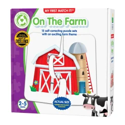 AreYouGame My First Match It! - On the Farm - Educational Puzzle Set* Puzzles