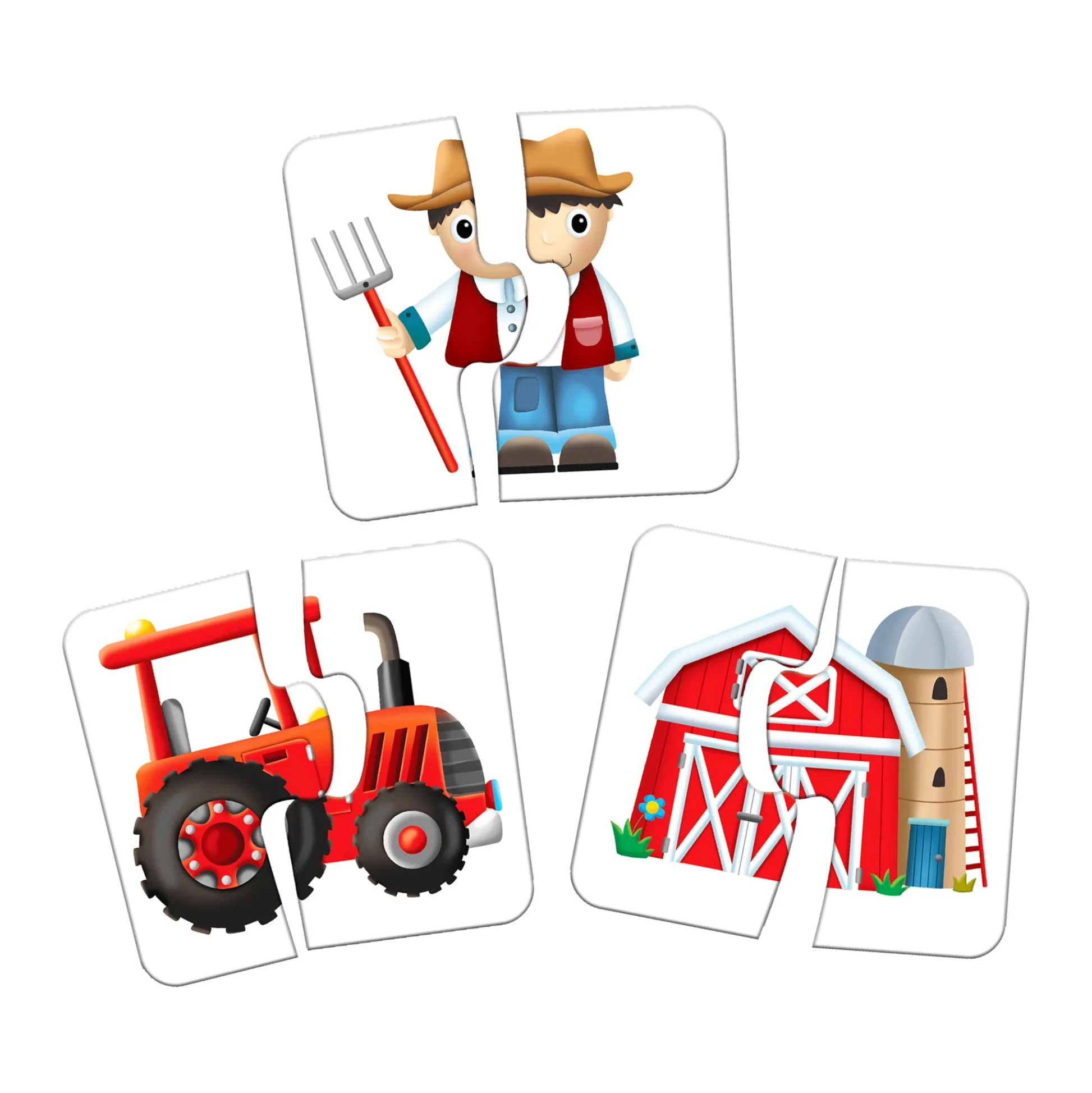 AreYouGame My First Match It! - On the Farm - Educational Puzzle Set* Puzzles