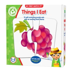 AreYouGame My First Match It! - Things I Eat - Educational Food Puzzle for Toddly* Toddler & Preschool Games & Puzzles|Puzzles