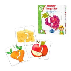 AreYouGame My First Match It! - Things I Eat - Educational Food Puzzle for Toddly* Toddler & Preschool Games & Puzzles|Puzzles