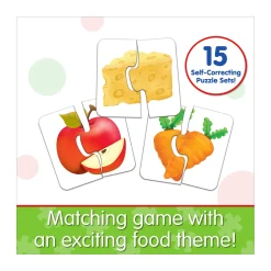 AreYouGame My First Match It! - Things I Eat - Educational Food Puzzle for Toddly* Toddler & Preschool Games & Puzzles|Puzzles