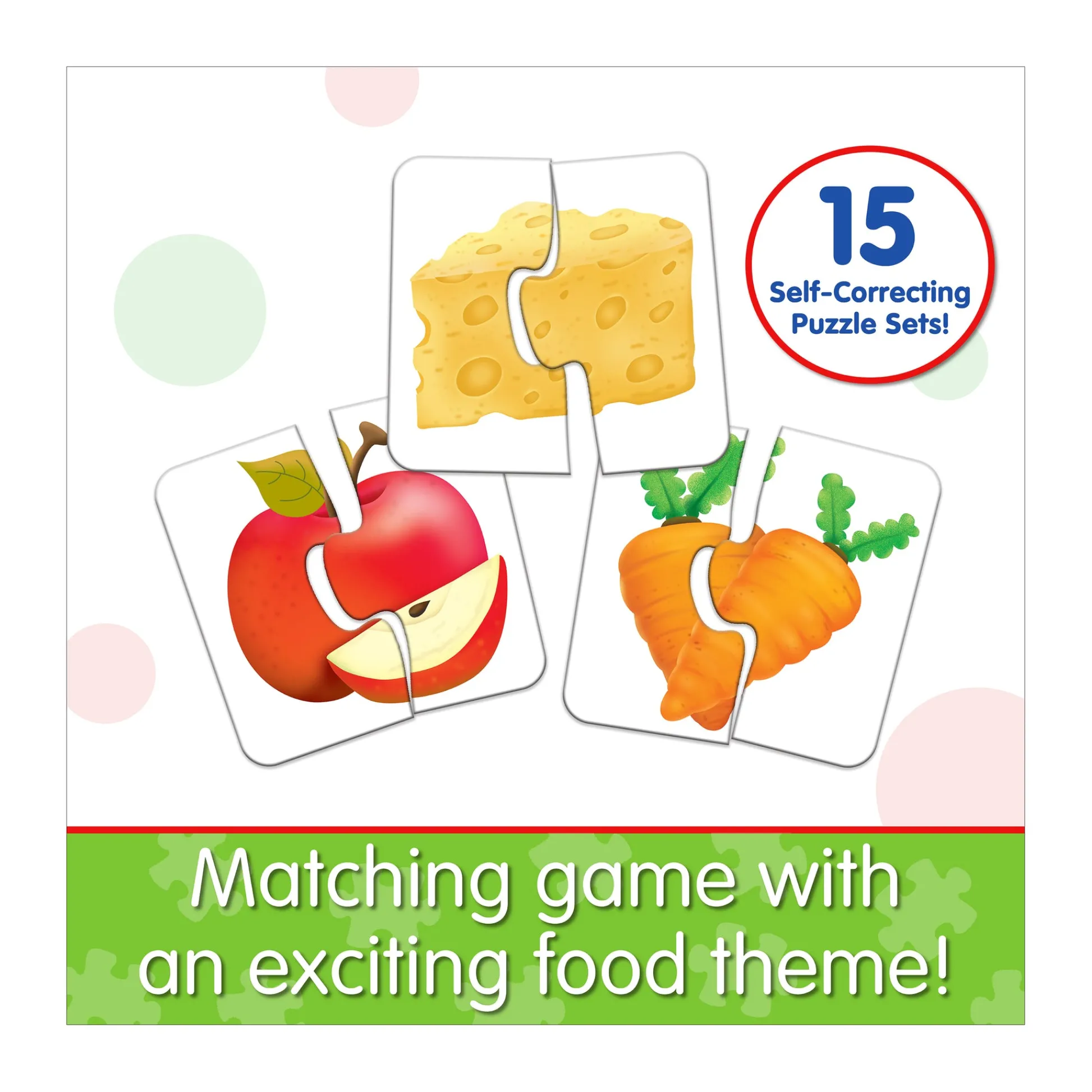 AreYouGame My First Match It! - Things I Eat - Educational Food Puzzle for Toddly* Toddler & Preschool Games & Puzzles|Puzzles