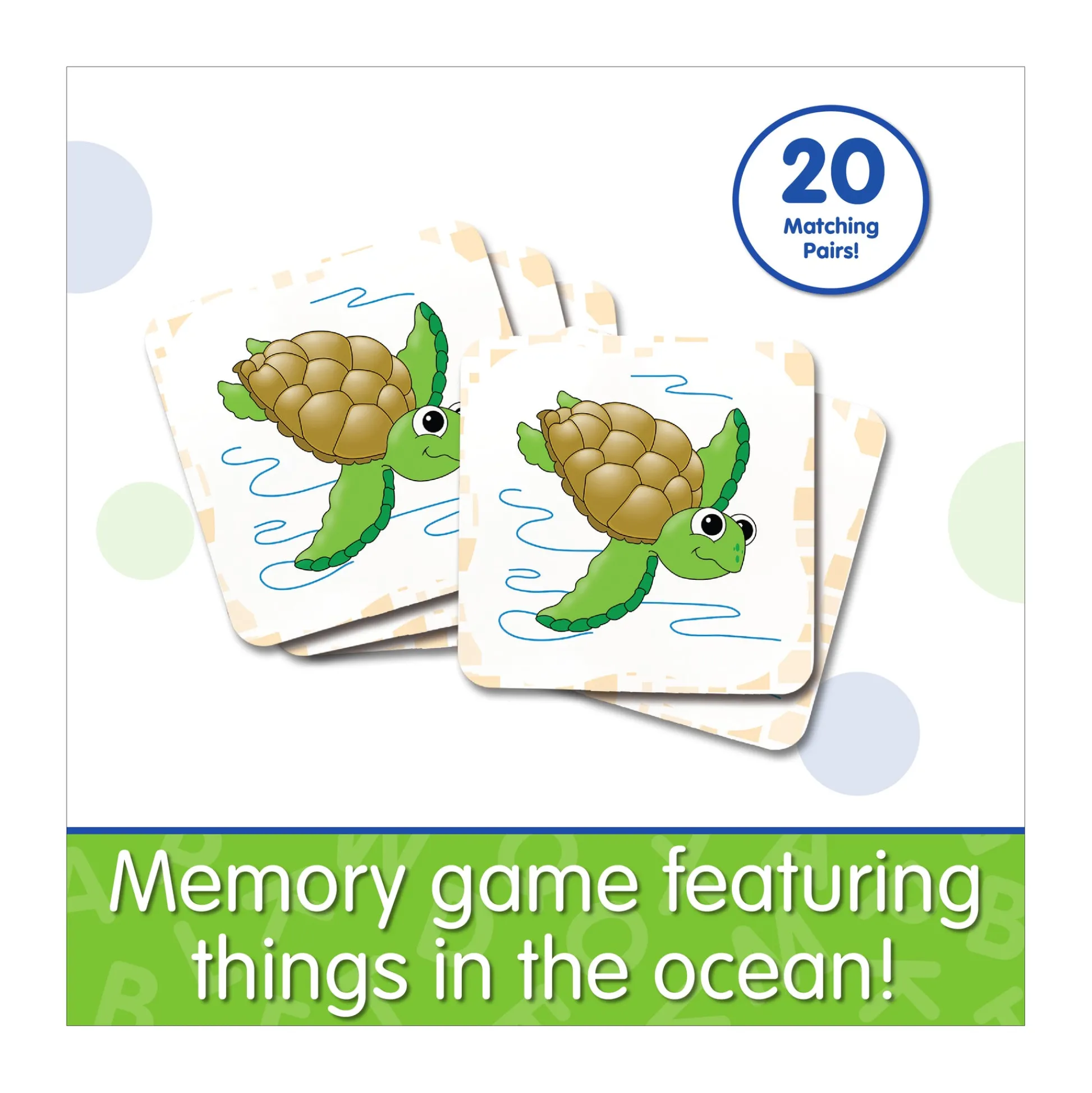 AreYouGame My First Match It! Ocean Memory - Toddler Matching Game* Toddler & Preschool Games & Puzzles