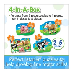 AreYouGame My First Puzzles - Farmyard Friends 4-Pack Puzzle Set* Puzzles