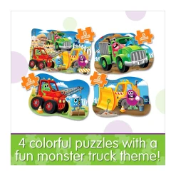 AreYouGame My First Puzzles - Monster Trucks 4-Pack Puzzle Set* Puzzles