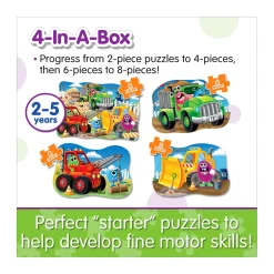 AreYouGame My First Puzzles - Monster Trucks 4-Pack Puzzle Set* Puzzles