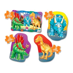 AreYouGame My First Puzzles Dino Adventure 4-in-1 Puzzle Set* Puzzles