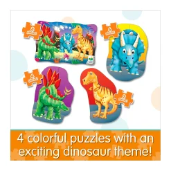 AreYouGame My First Puzzles Dino Adventure 4-in-1 Puzzle Set* Puzzles