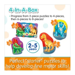 AreYouGame My First Puzzles Dino Adventure 4-in-1 Puzzle Set* Puzzles