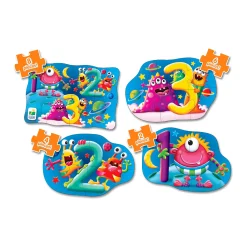 AreYouGame My First Puzzles Space Numbers 4-Pack Jigsaw Set* Toddler & Preschool Games & Puzzles|Puzzles