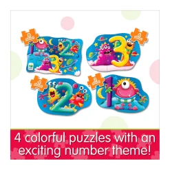 AreYouGame My First Puzzles Space Numbers 4-Pack Jigsaw Set* Toddler & Preschool Games & Puzzles|Puzzles