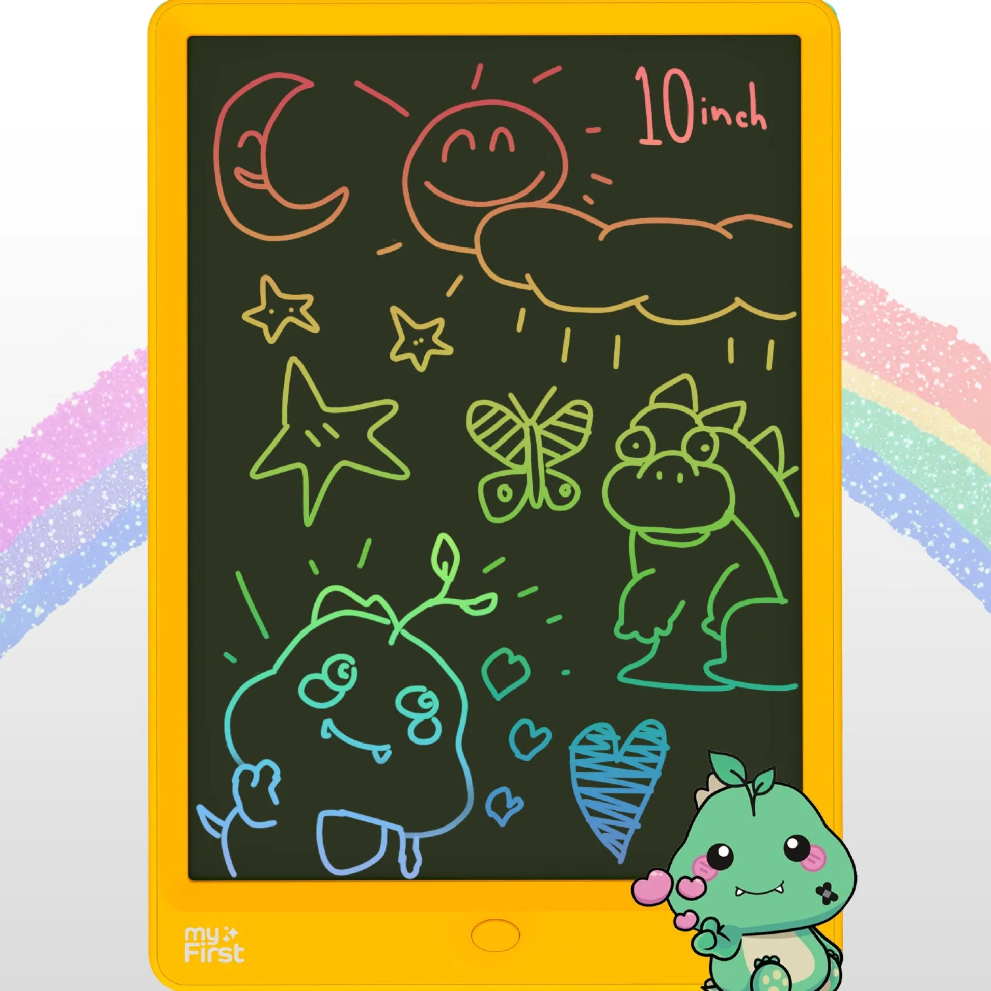 My First Tech myFirst Sketch 3 Interactive Kids' Drawing Tablet - Luminous Yellow* Drawing, Color & Painting