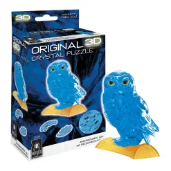 AreYouGame Mystical Blue Owl 3D Crystal Puzzle - 42 Piece Set* Puzzles