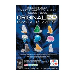 AreYouGame Mystical Blue Owl 3D Crystal Puzzle - 42 Piece Set* Puzzles