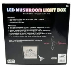 Calendar Holdings, LLC Mystical Mushroom Flowing Light Box - USB-Powered Neon Glow* Electronics