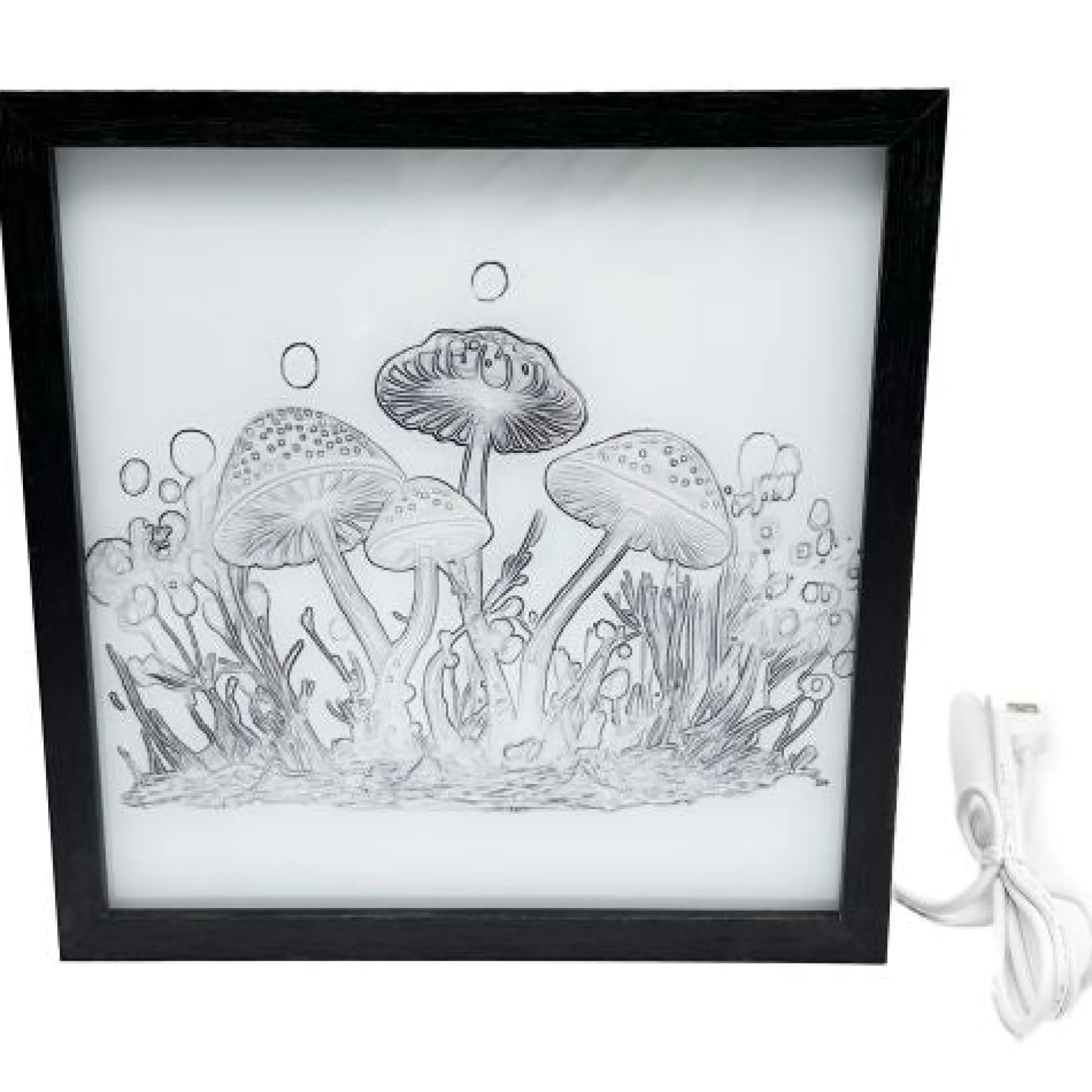Calendar Holdings, LLC Mystical Mushroom Flowing Light Box - USB-Powered Neon Glow* Electronics