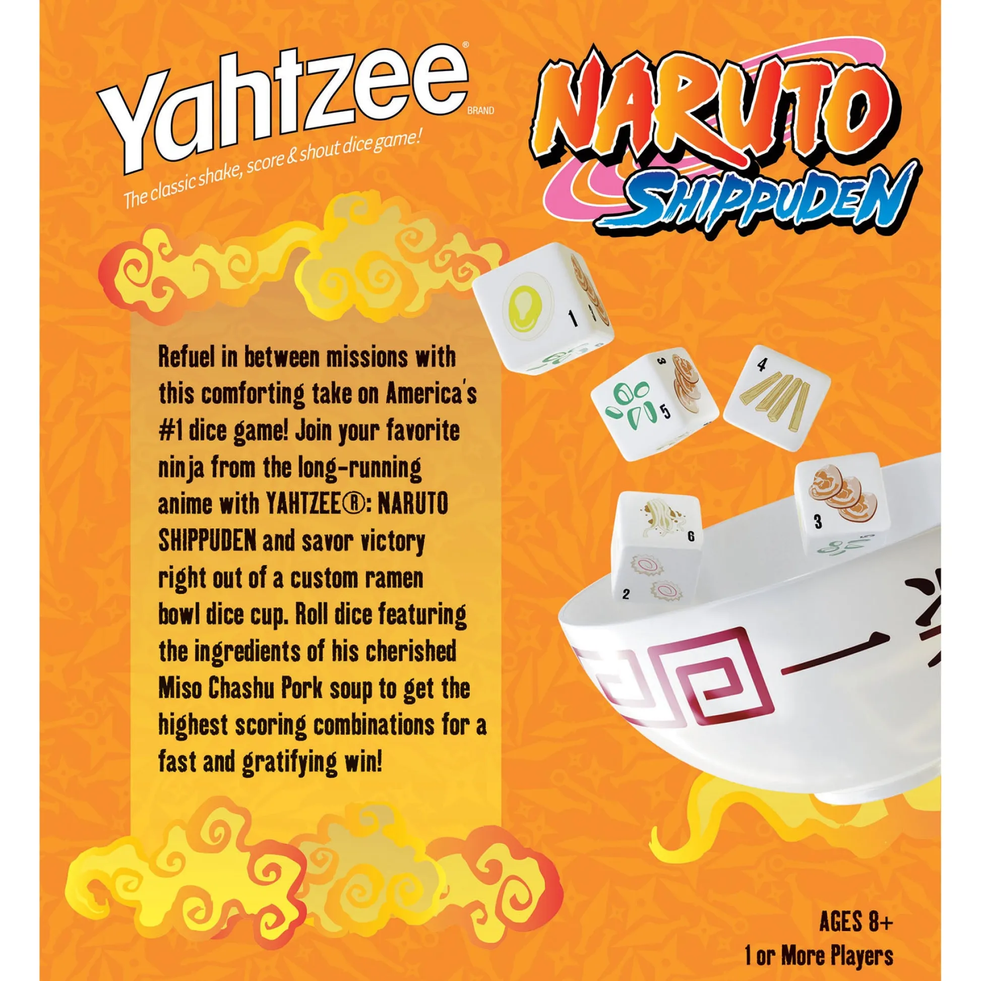 Educators Resource Naruto Shippuden YAHTZEE Collectible Dice Game* Role-Playing Games|Board Games