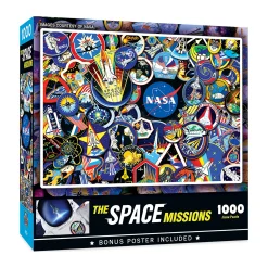 AreYouGame NASA - The Space Missions: 1000-Piece Puzzle Extravaganza* Puzzles