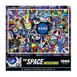 AreYouGame NASA - The Space Missions: 1000-Piece Puzzle Extravaganza* Puzzles