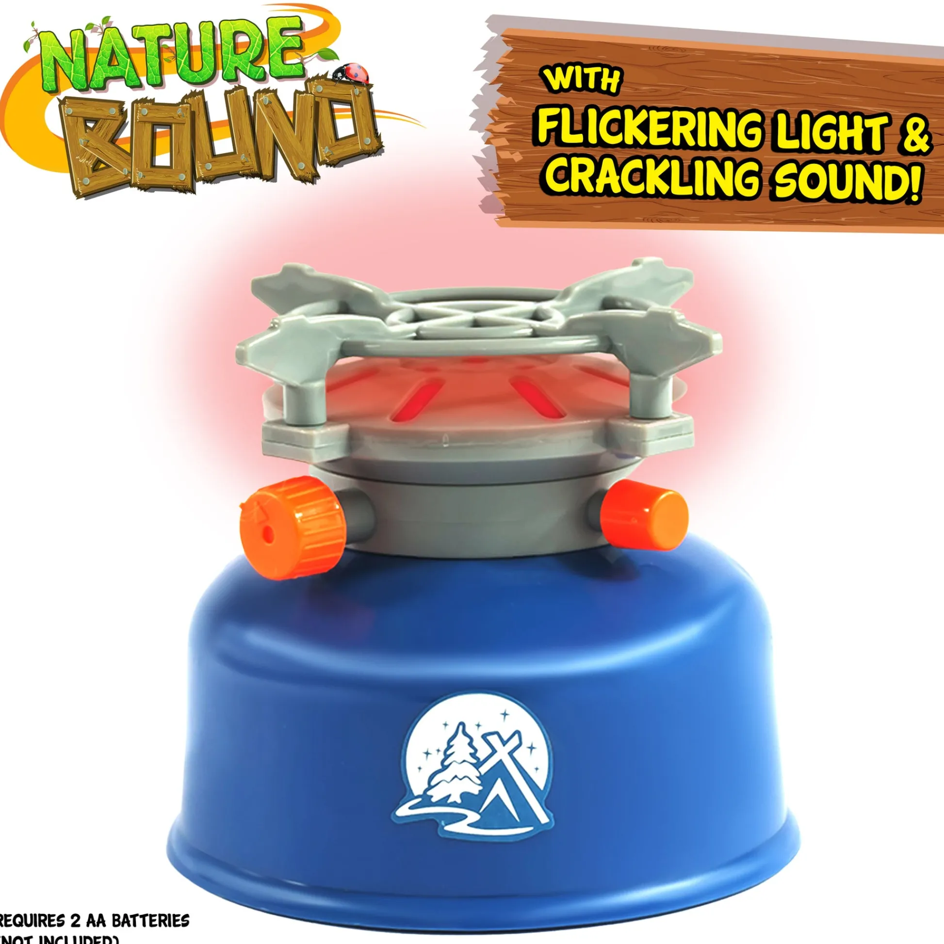 Flat River Group Nature Bound Camp Cookout Set with Light & Sound Burner for Kids, 15pc Set* Kitchens & Play Food|Dress Up