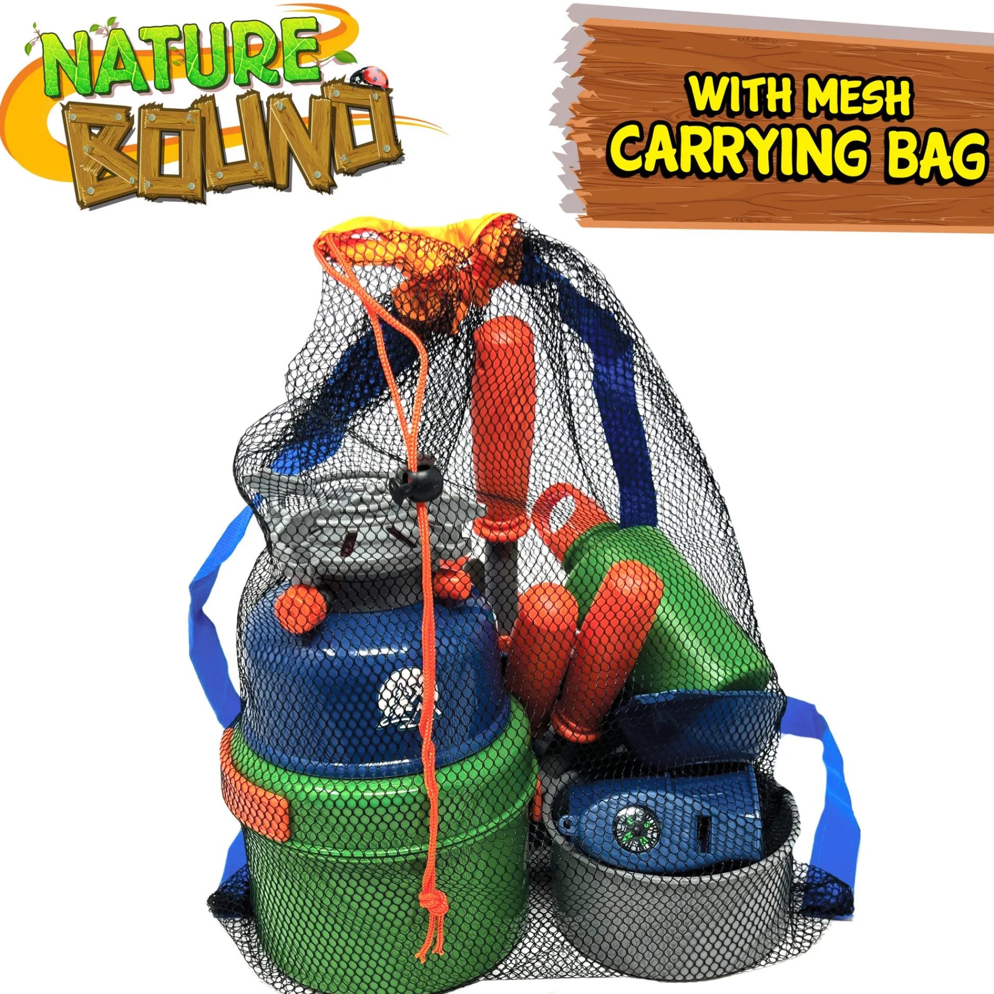 Flat River Group Nature Bound Camp Cookout Set with Light & Sound Burner for Kids, 15pc Set* Kitchens & Play Food|Dress Up