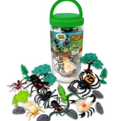 Flat River Group Nature Bound Critter Wonderland Bucket - 21pc Explore & Learn Set* Animal Figures|Dress Up