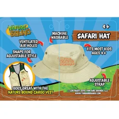 Flat River Group Nature Bound Explorer Safari Hat - Adventure Cap for Kids* Dress Up & Accessories|Dress Up