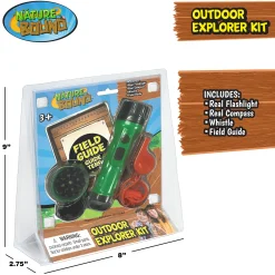 Flat River Group Nature Bound Outdoor Adventure Explorer Kit – 4pc Set for Kids* Preschool Education Toys & Activities