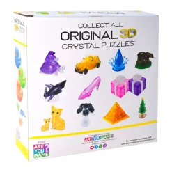 AreYouGame Neon Blast 3D Crystal Puzzle - Deluxe Rubber Ducks Trio* Puzzles