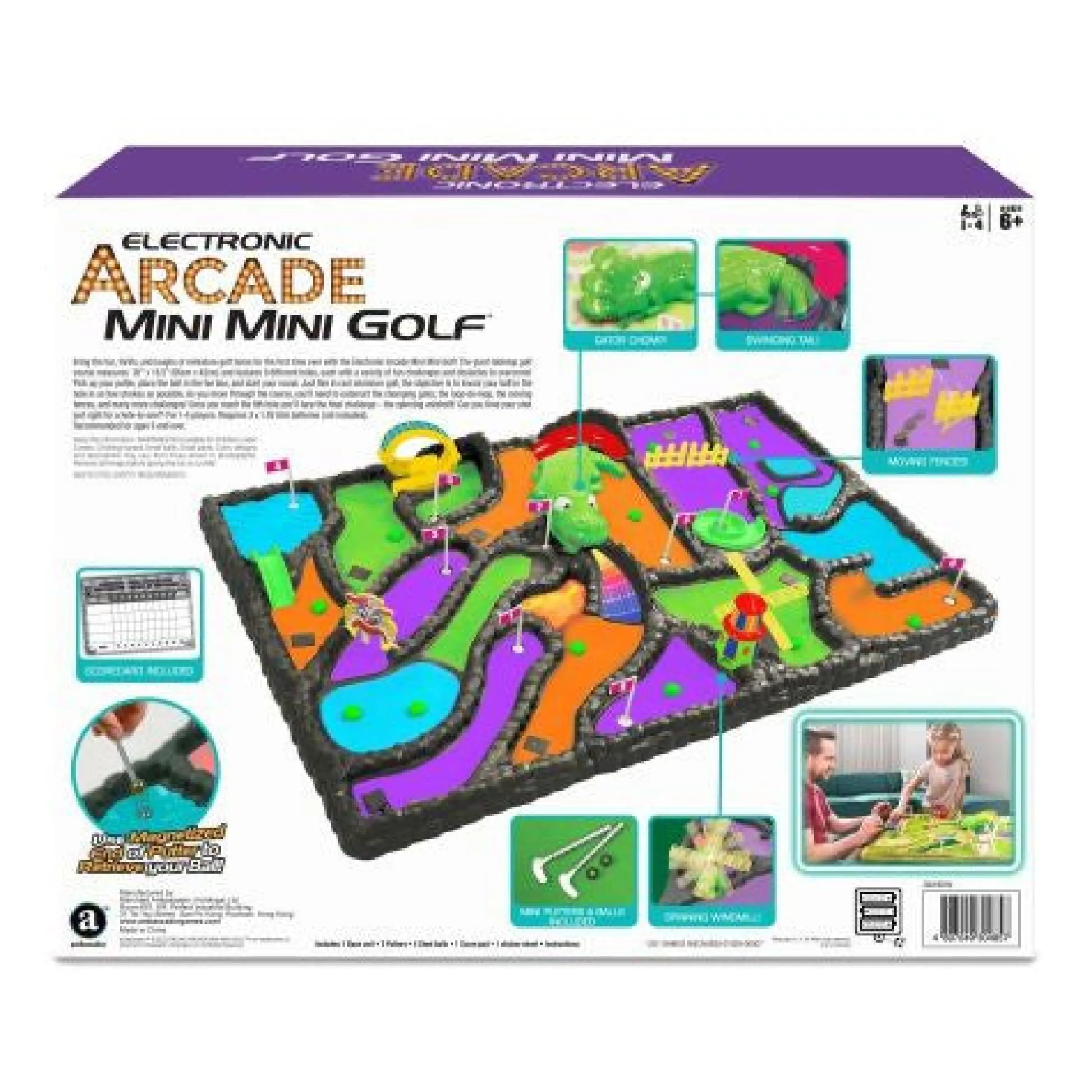 Calendar Holdings, LLC Neon Series Electronic Arcade Mini Golf Game Set* Family & Entertainments Games