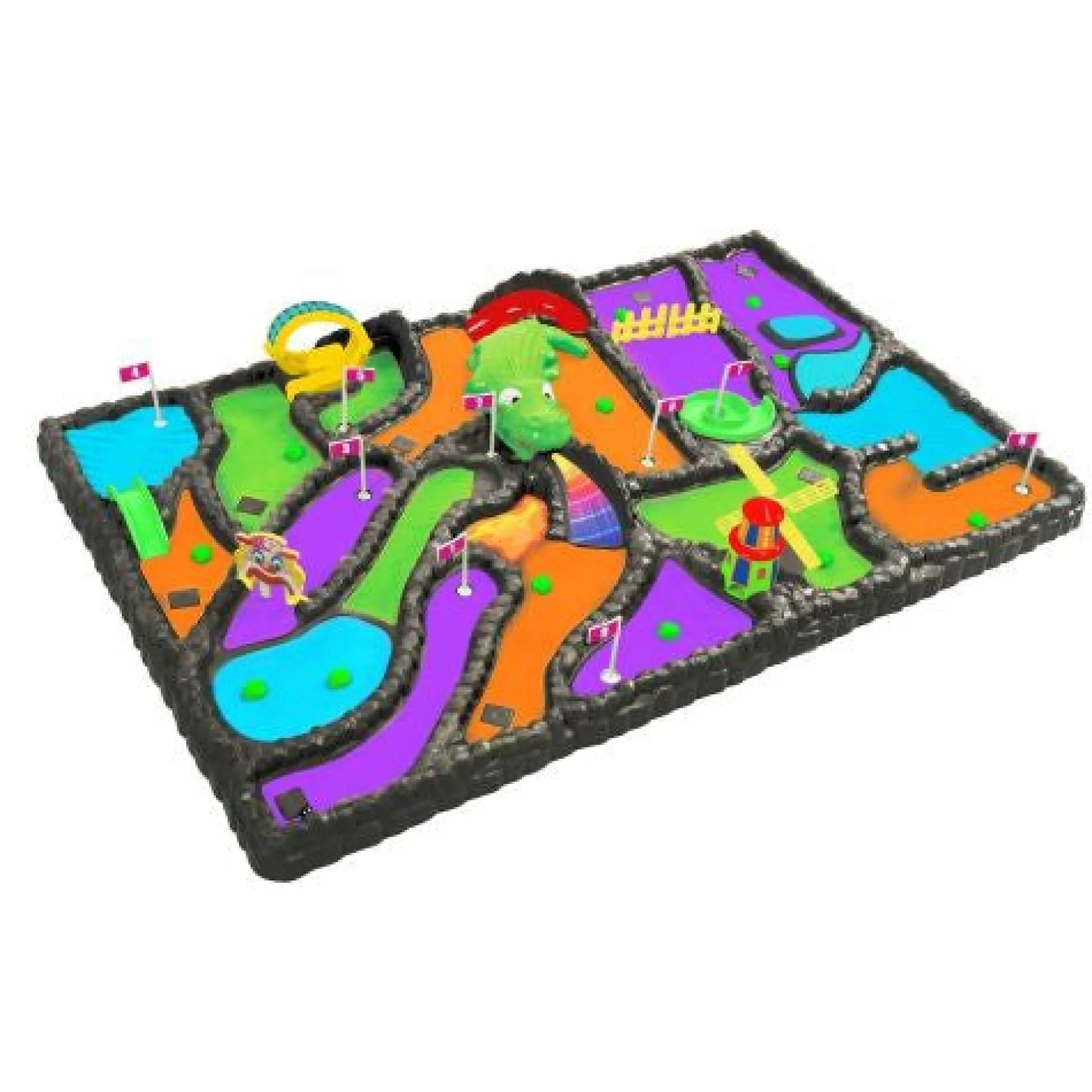 Calendar Holdings, LLC Neon Series Electronic Arcade Mini Golf Game Set* Family & Entertainments Games