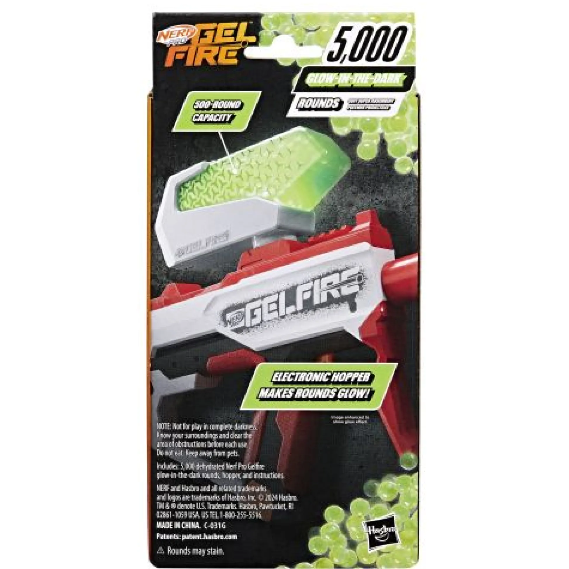 Calendar Holdings, LLC Nerf Gelfire Nightfall Hopper with Glow-in-the-Dark Tracer Rounds* Nerf & Toy Blasters|Nerf & Toy Blasters