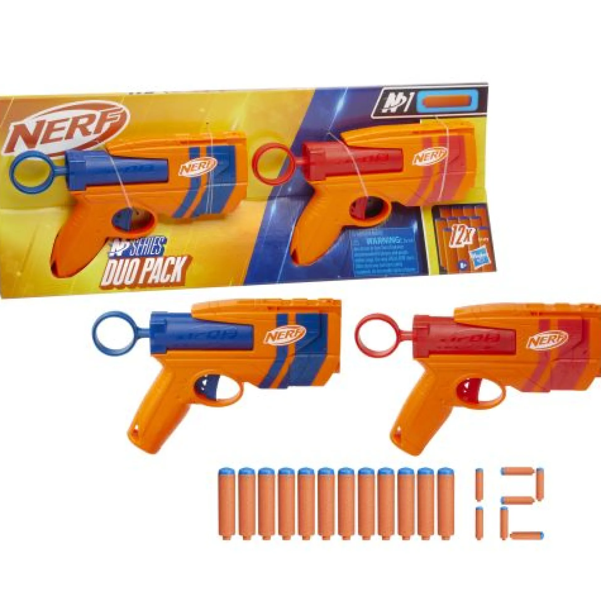 Calendar Holdings, LLC Nerf N Series Duo Pack with 2 Blasters and 12 Foam Darts* Nerf & Toy Blasters|Nerf & Toy Blasters